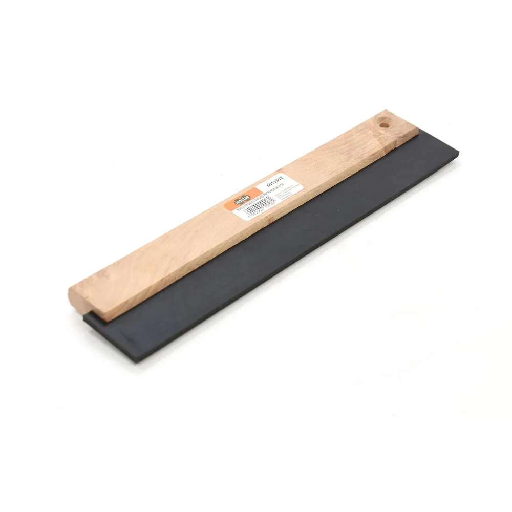 Spaclu cauciuc Holzer 546, 30 cm, cu maner de lemn