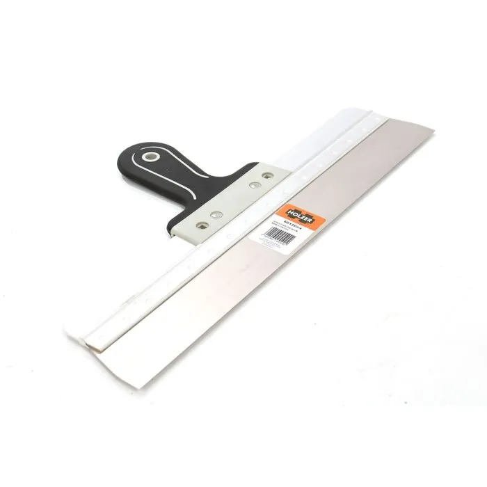 Spaclu inox Holzer 452 - 02, 40 cm, cu maner de cauciuc
