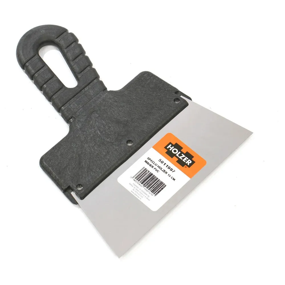 Spaclu inox Holzer 511, 15 cm, cu maner de PVC