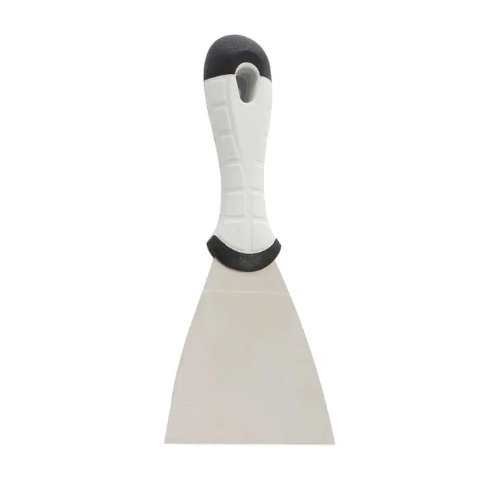 Spaclu inox Holzer 578, 10 cm, cu maner de cauciuc