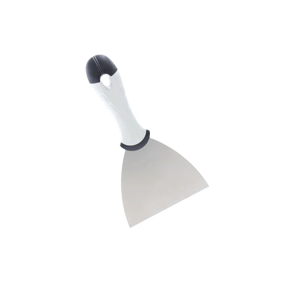 Spaclu inox Holzer 580, 12 cm, cu maner de cauciuc
