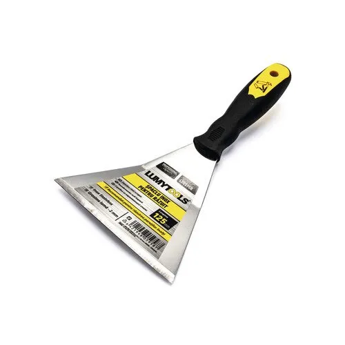 Spaclu pentru razuit Lumy Tools Profesional 125mm, maner din plastic/cauciuc