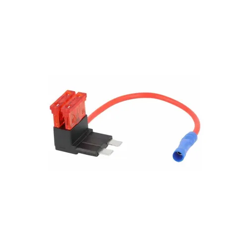 Splitter alimentare auto 10A cu siguranta ATO rosu 1mm2