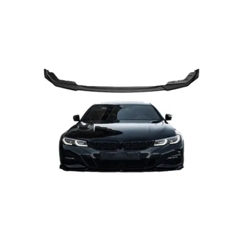 Spoiler prelungire bara fata BMW Seria 3 G20 cu pachet M 2018-2022 ABS negru Piano