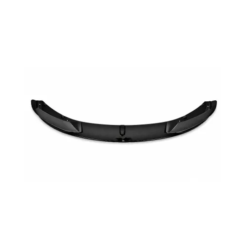 Spoiler prelungire bara fata BMW Seria 4 F33 2014-2020 ABS negru Piano — imaginea 2