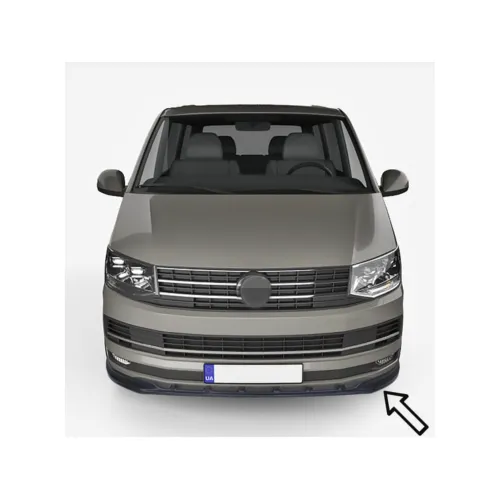 Spoiler prelungire bara fata Volkswagen Transporter T5 2003-2015 ABS negru Piano