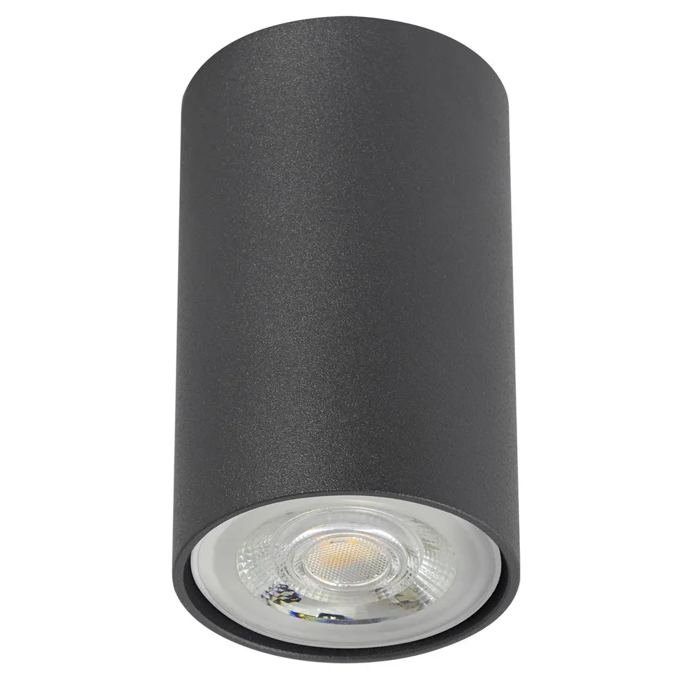 Spot aparent Axis 01-2148, 1 x GU10, H 9.2 cm, negru mat