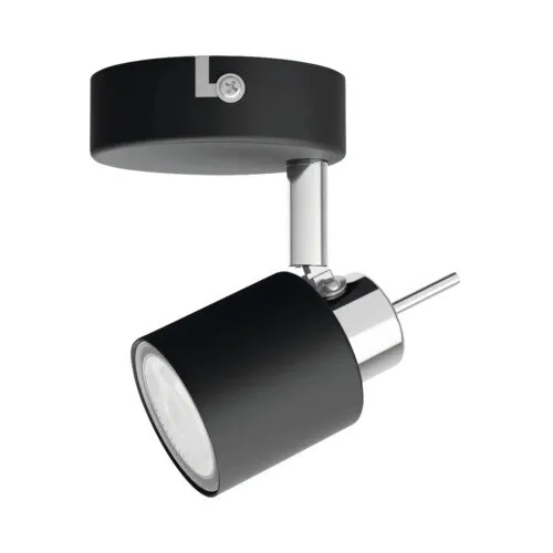 Spot aplicat Philips Meranti GU10 max. 1x35W, metal/negru