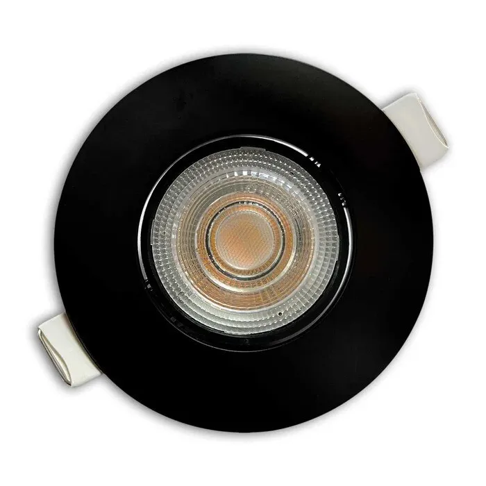 Spot LED incastrat Beam KL171001, 4.9 W, lumina neutra, orientabil, negru