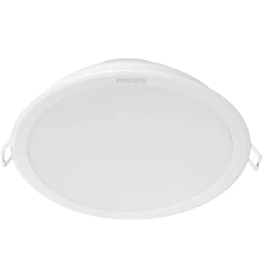 Spot LED incastrat Philips Meson 6W 550 lumeni, 4000K, Ø95 mm, alb