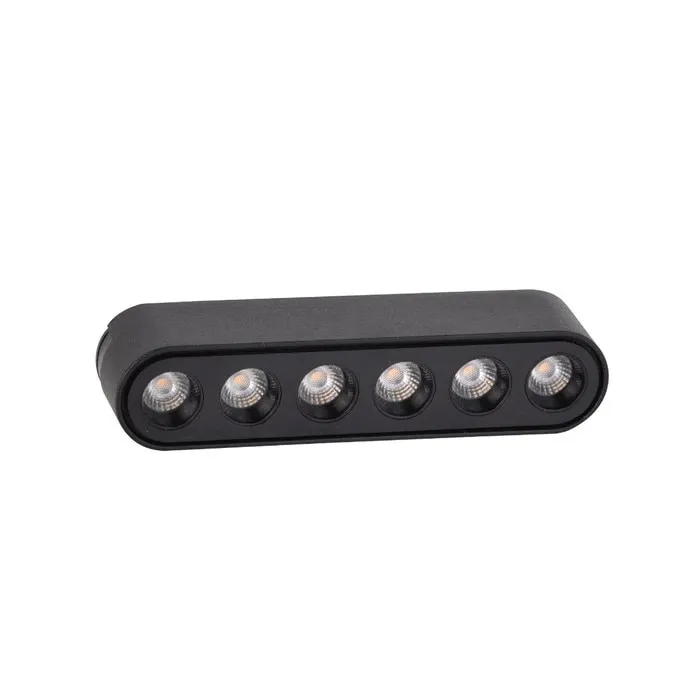 Spot LED Klausen Track Light KL181174, 6 W, negru, IP20, lumina reglabila