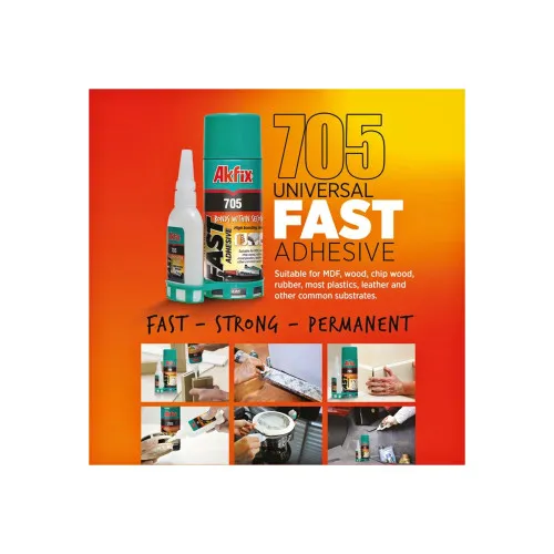 Spray adeziv universal cu Intarire Rapida, Akfix 705 400 ml — imaginea 2