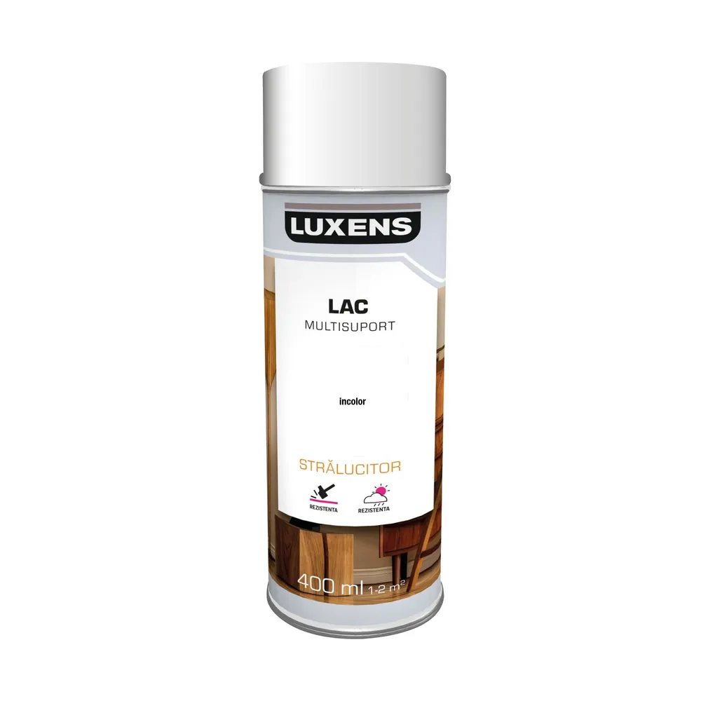 Spray lac Luxens, transparent, lucios, 400 ml