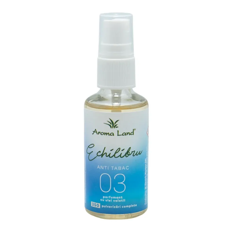 Spray parfum de camera Antitabac, Aroma Land, 50 ml