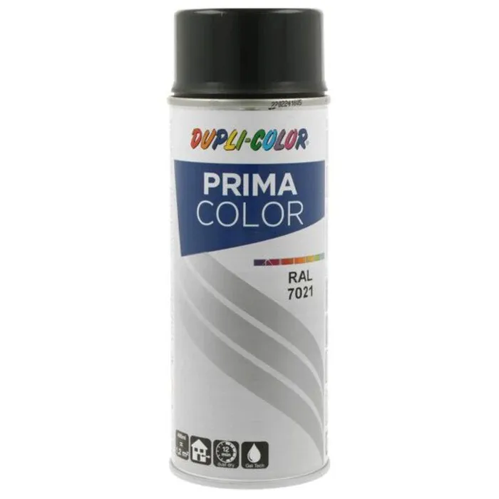 Spray vopsea acrilica Dupli-Color Prima Color, interior / exterior, gri inchis RAL7021, 400 ml