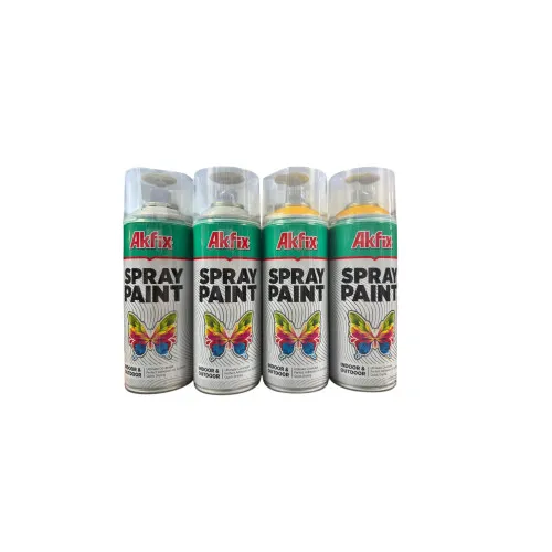 Spray vopsea Akfix Argintiu Cromat 400ml — imaginea 2