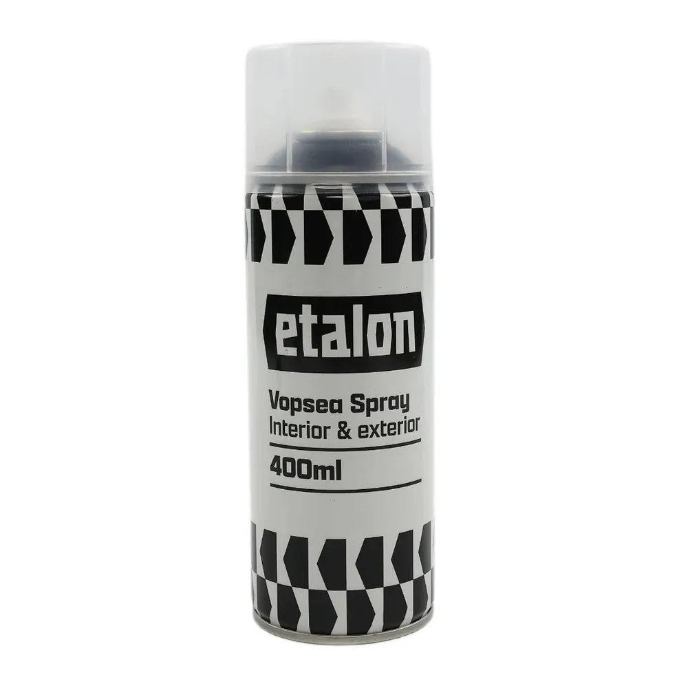 Spray vopsea, Etalon, negru RAL 9005, interior / exterior, 400 ml