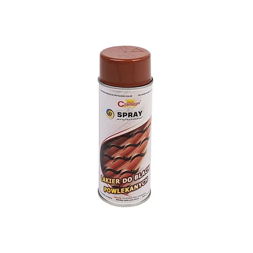 Spray vopsea pentru tabla si acoperis maro aprins Champion profesional 400ml