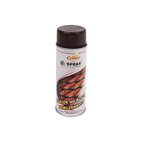 Spray vopsea pentru tabla si acoperis maro ciocolata Champion profesional 400ml