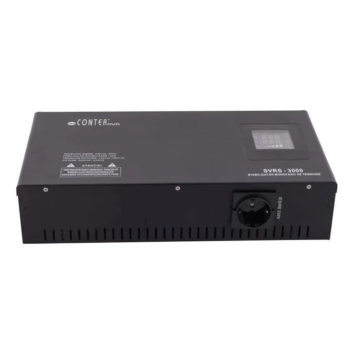 Stabilizator de tensiune cu releu, slim SVRS-3000, 3000VA / 2250W