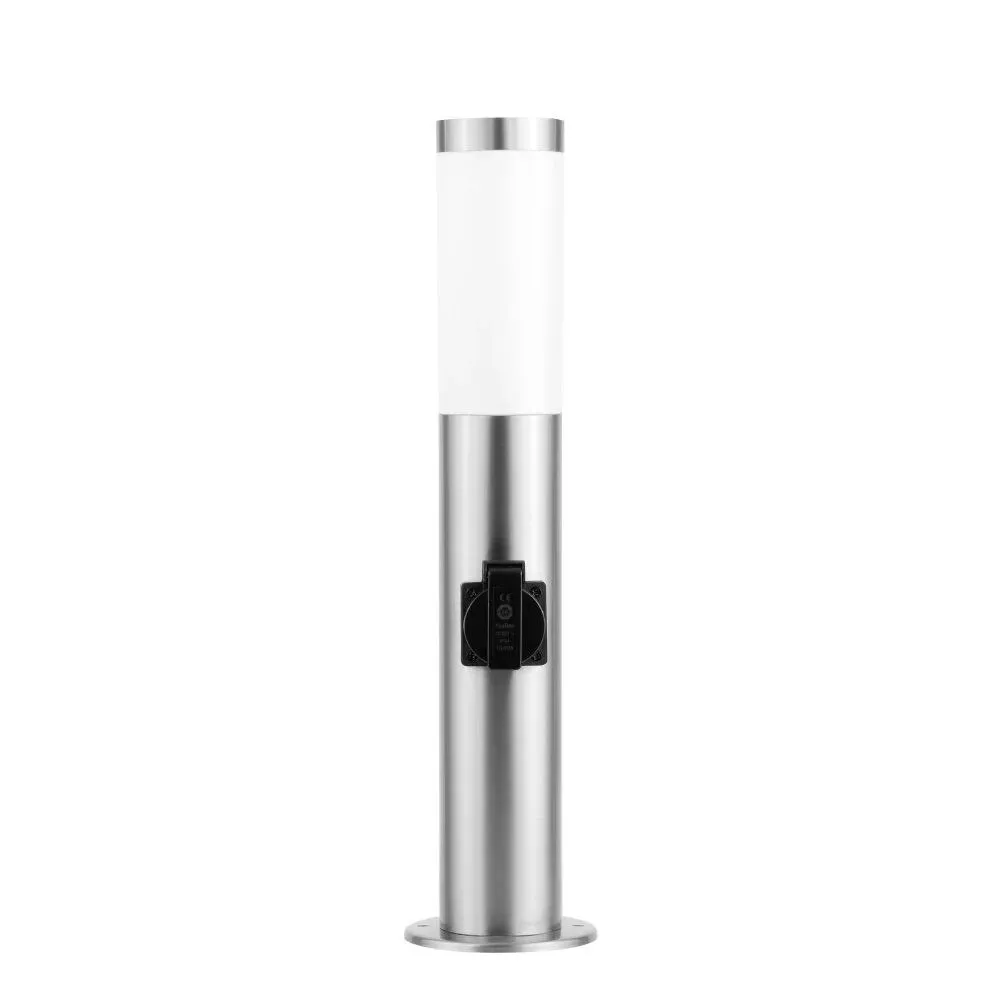 Stalp Bergen, 1 x E27, 25 W, IP44, H50cm, cu priza, pentru exterior