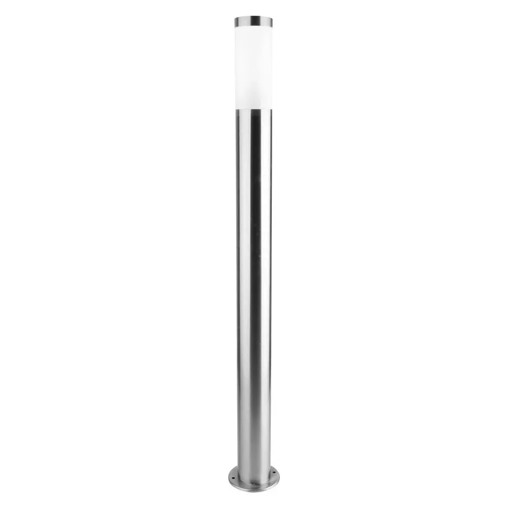 Stalp Bergen, iluminat exterior, E27, 25 W, inox, H80cm, IP44