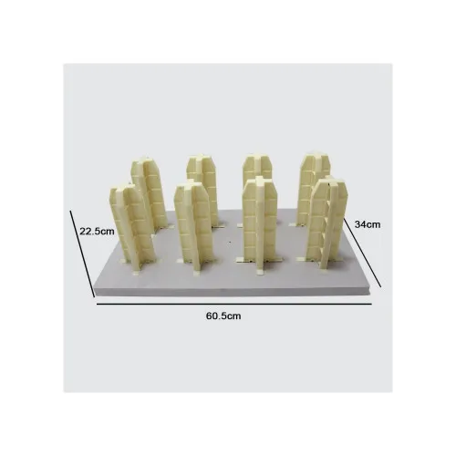 Stand de depozitare pentru 8 role de folie sau autocolant, dimensiuni 34x60 cm