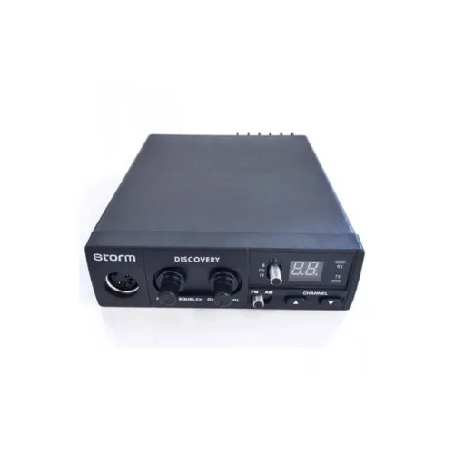 Statie CB auto Storm Discovery 3 AM FM 4W 40 canale cu ASQ si radiator racire — imaginea 4