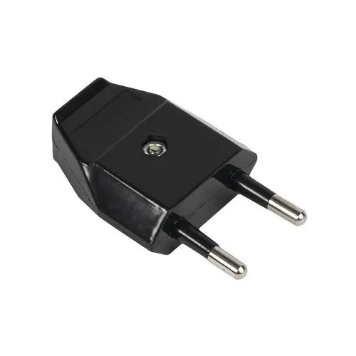 Stecher euro fara contact de protectie Novelite 10A negru