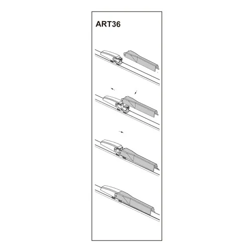 Stergator parbriz pasager SEAT EXEO 03/2009➝ 22"