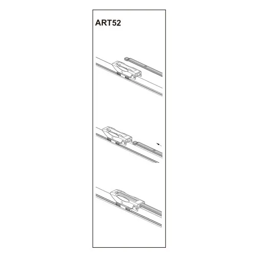 Stergator parbriz sofer CITROEN NEMO BOX 02/2008-> 26"