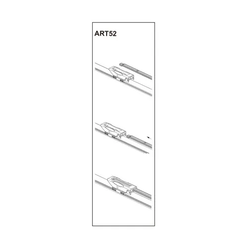 Stergator parbriz sofer FIAT QUBO MPV 01/2009➝ 26" — imaginea 2