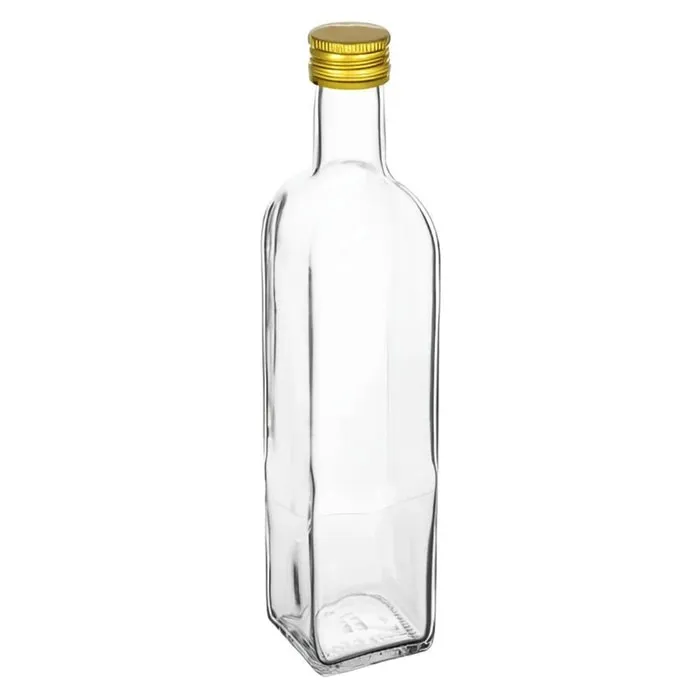 Sticla cu capac, Cognac, transparent, 0.5 l