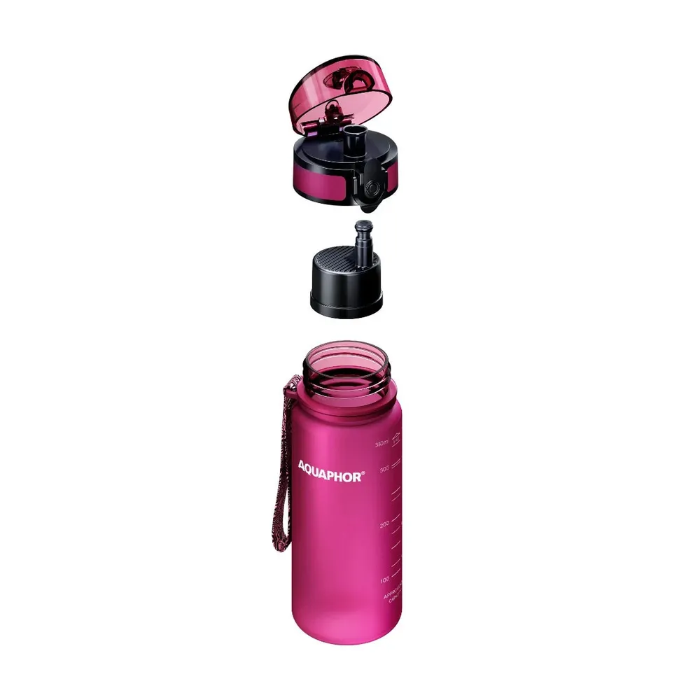 Sticla filtranta, pentru apa potabila, Aquaphor City, 0.35 l + 1 cartus