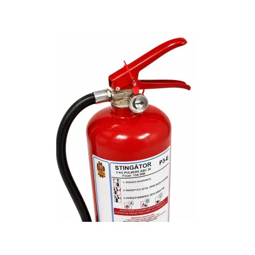 Stingator auto reincarcabil cu manometru 3kg Gefil P3-E 3kg ABC 13A 55B omologat EN3 — imaginea 2