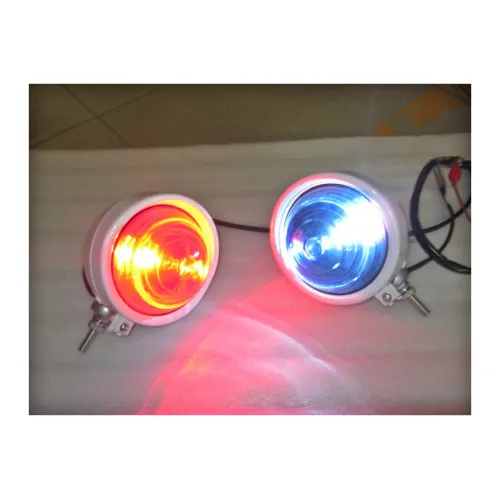 Stroboscoape auto 12V rosu-albastru set 2 bucati cu modul de comanda — imaginea 2