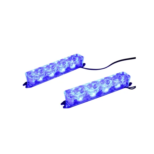 Stroboscop LED auto 12V 9x1.5cm diverse culori — imaginea 3