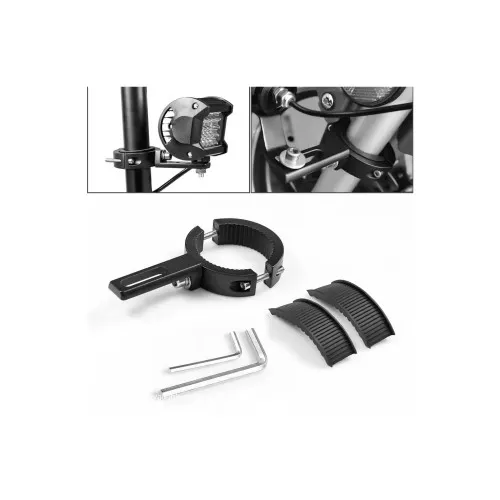 Suport aluminiu montaj proiectoare bullbar rollbar 38-60 mm — imaginea 4