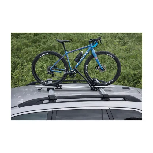 Suport bicicleta auto cu prindere pe bare transversale pentru plafon