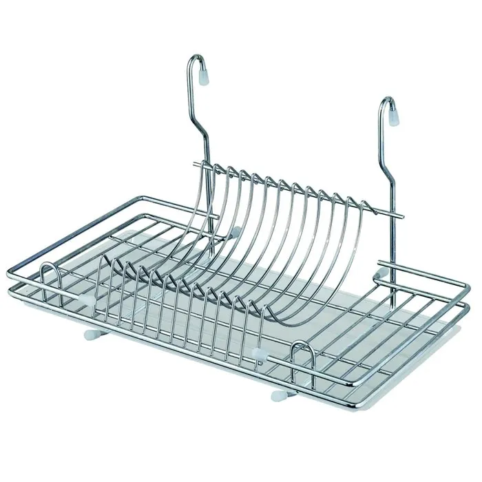 Suport bucatarie, pentru vase + pahare, 4034, cu agatatoare, 44 x 26 x 25 cm
