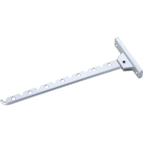 Suport haine aluminiu argintiu 310mm