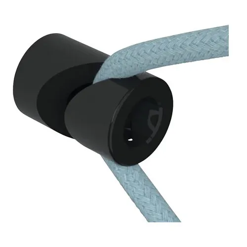 Suport ornamental de tavan pentru cablu pendule, negru, 30mm, 1 bucata