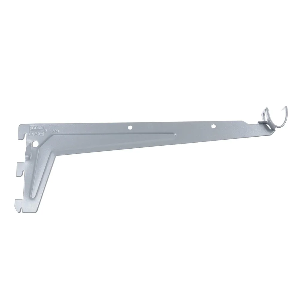 Suport pentru bara haine, T330, material metal, culoare gri
