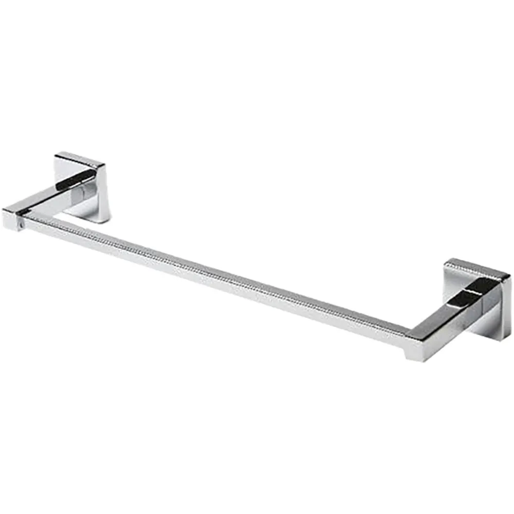 Suport pentru prosop Alessano GOODHOME, 43.5 x 5.2 x 8.8 cm, otel, argintiu