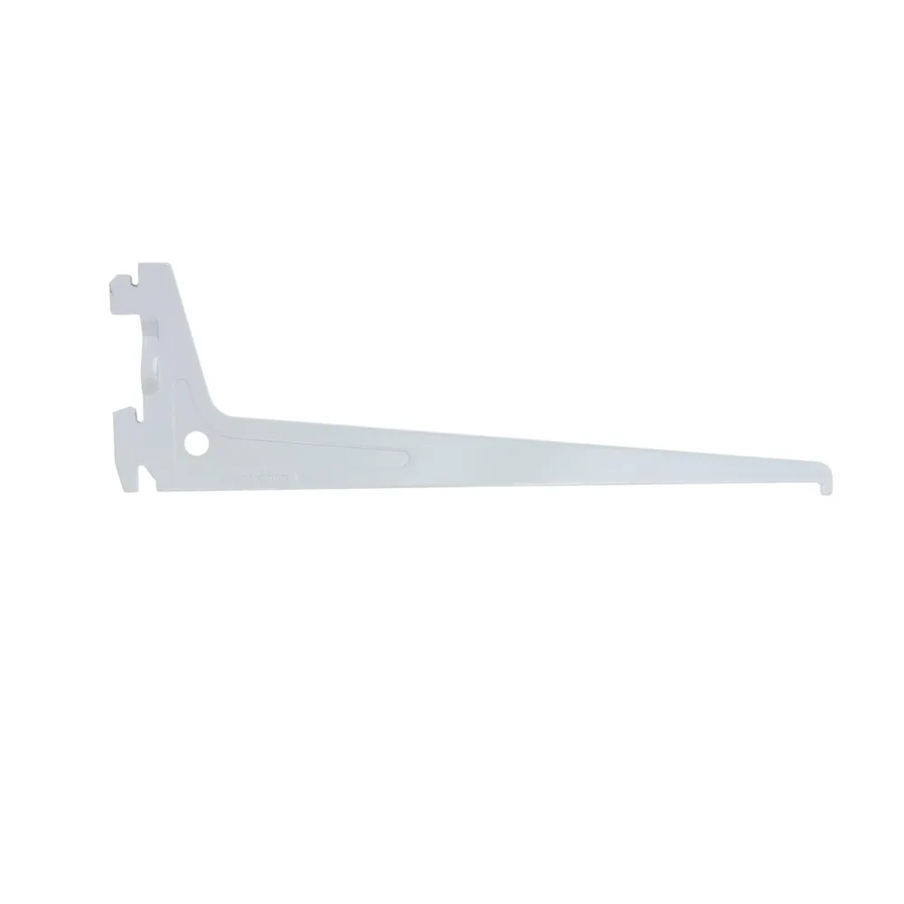 Suport pentru rafturi, model Pro, confectionat din metal, alb, 250 mm