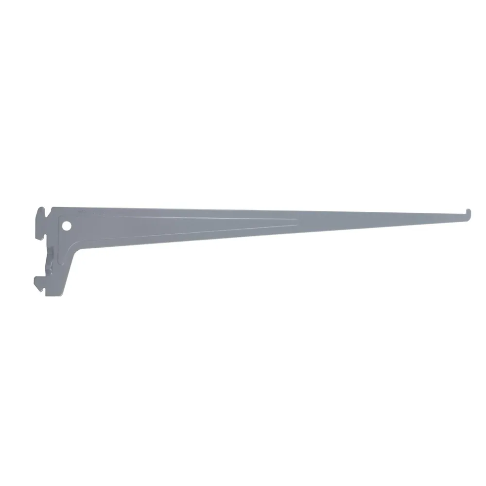 Suport pentru rafturi, model Pro, material metal, culoare gri, 400 mm