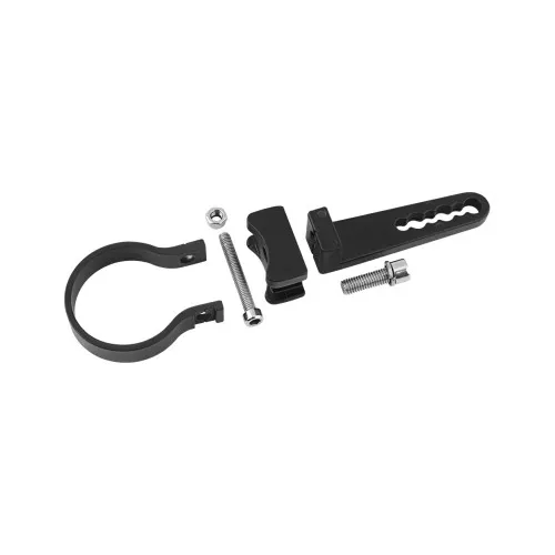 Suport proiectoare LED universal prindere rollbar bullbar 50-51 mm reglabil 360° aluminiu negru — imaginea 3