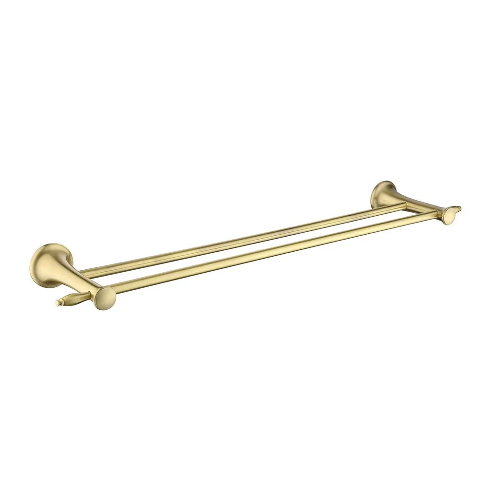 Suport prosop baie Ferro Antica AAI10BR, tip bara, cu doua brate, 13.5 x 5.55 x 65.6 cm