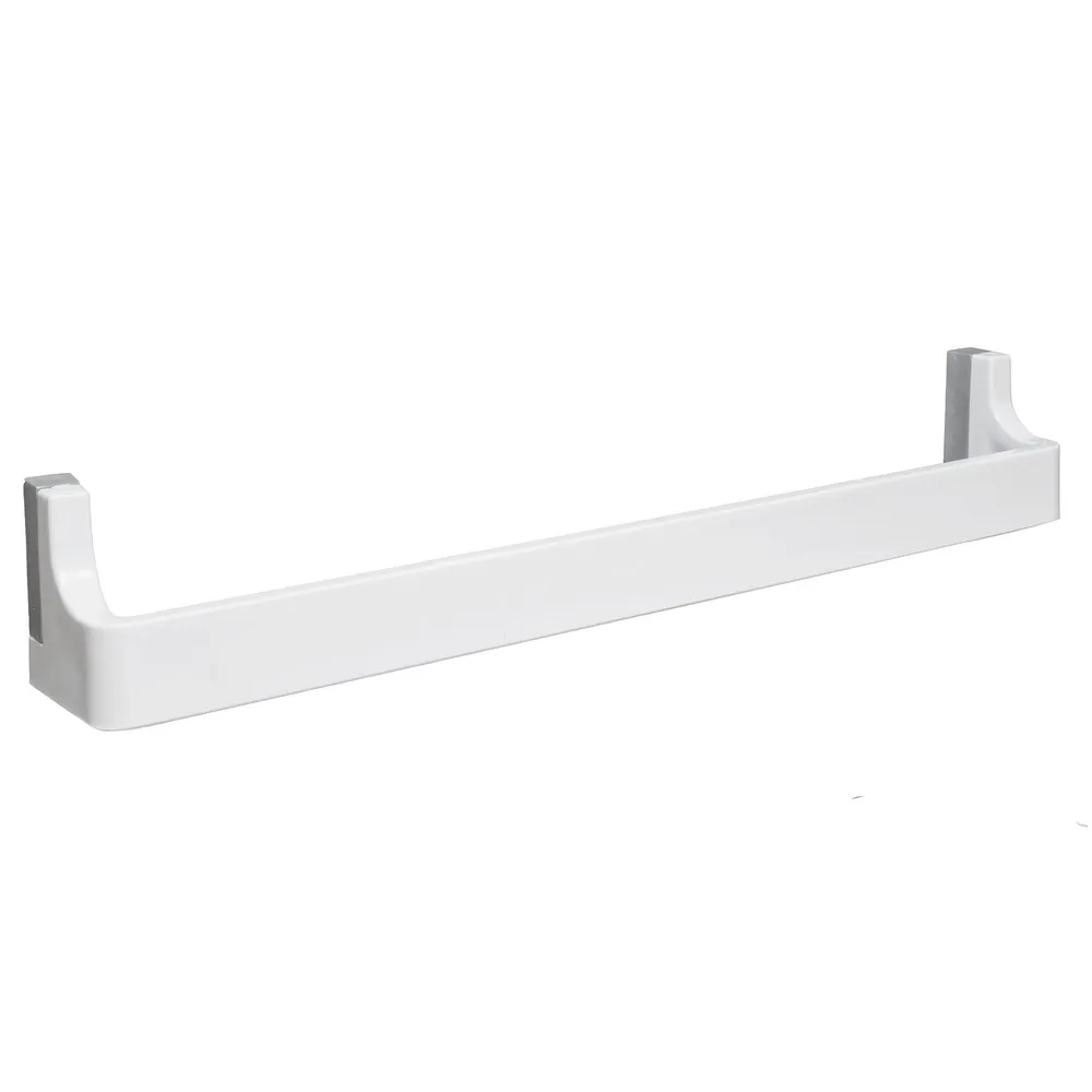 Suport prosop baie Germania, tip bara, un brat, din plastic, fixare prin gaurire, gri