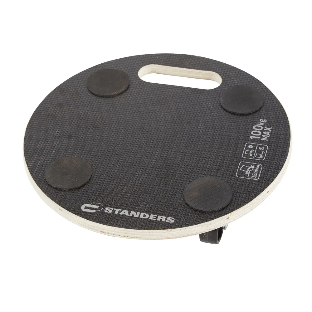 Suport rulant Standers, lemn, Ø 30cm, sarcina max 100 kg